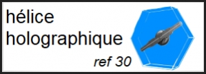 logo Stylpharm helice holographique pharmacie 30cm